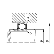 S 61901-2RSR, (j) DIN 625-1 ˜ʵҪߴ, ɂ(c)ܷ
