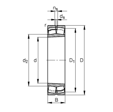 {(dio)ĝLS 22322-E1-K-T41A, (j) DIN 635-2 (bio)(zhn)Ҫߴ, FF 1:12